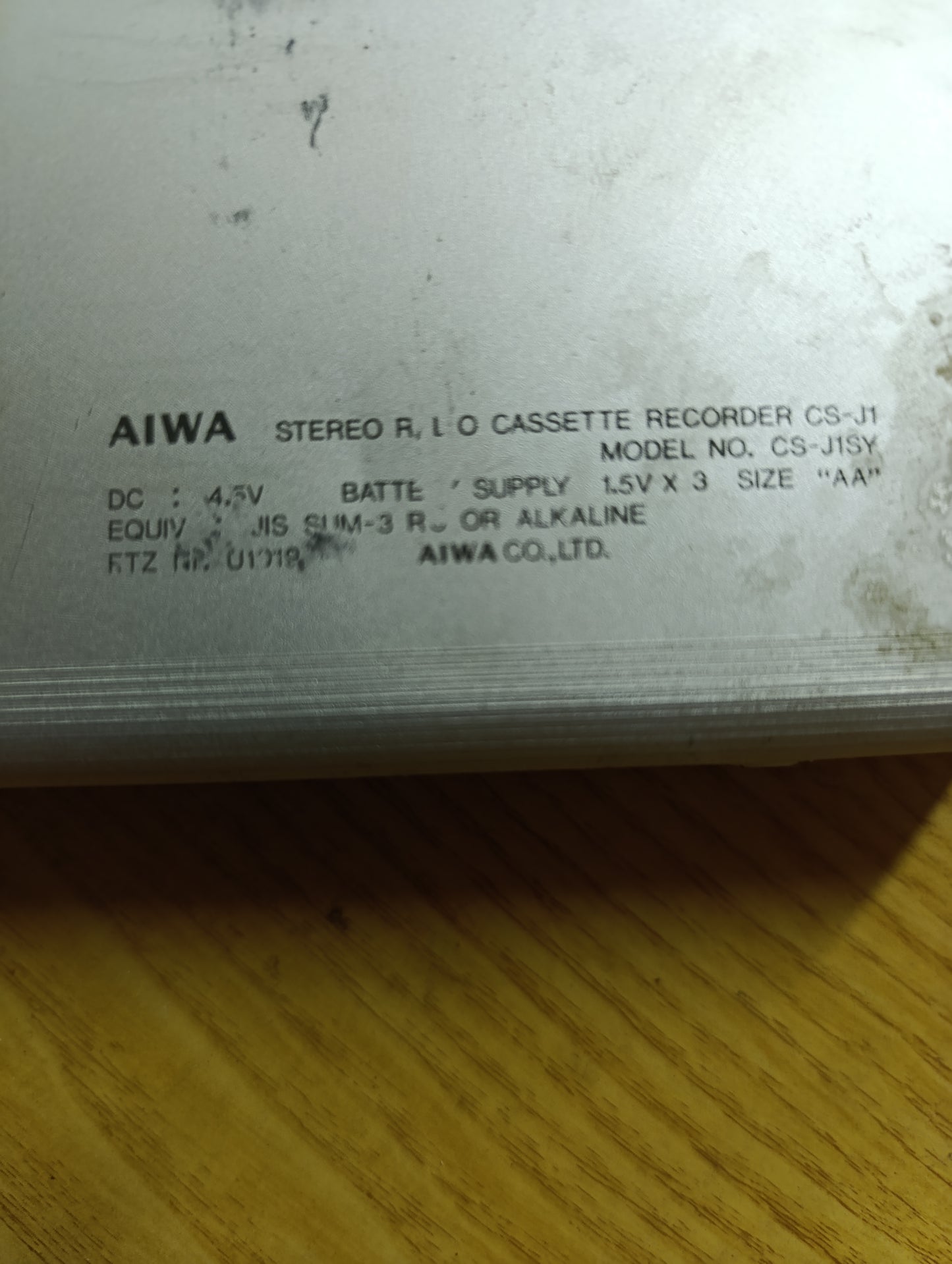 Walkman Aiwa radio/lettore musicassette