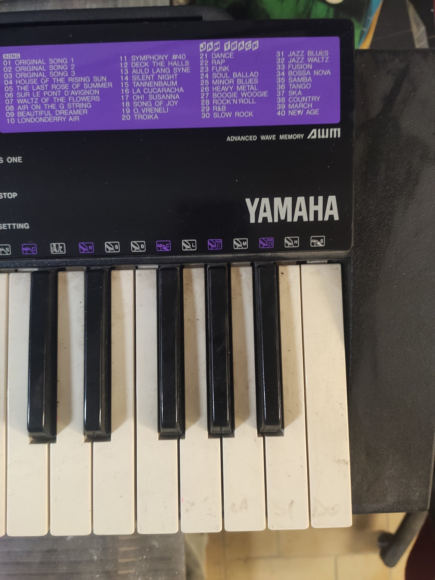Tastiera Elettronica Yamaha PSR-73 - Vintage 1996 - 49 Tasti AWM Digital Keyboard
